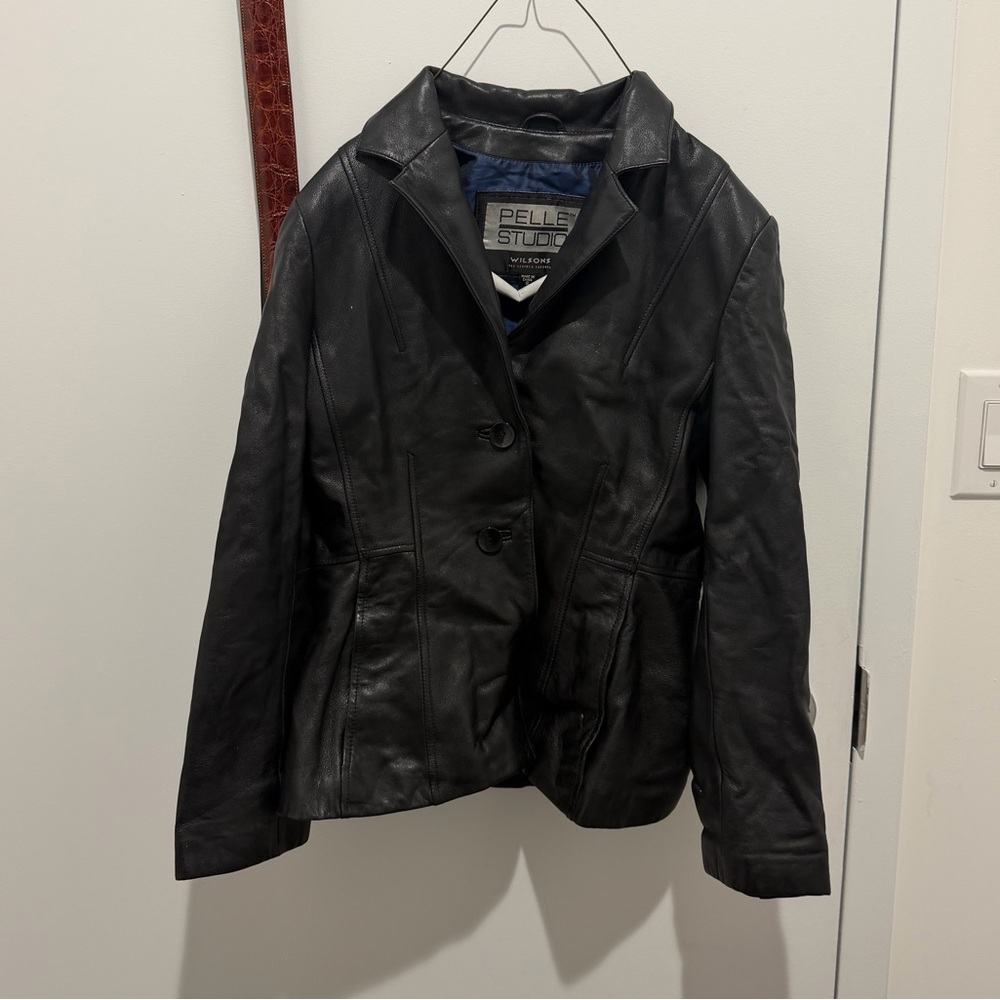Pelle Studio Women's Black Leather Jacket